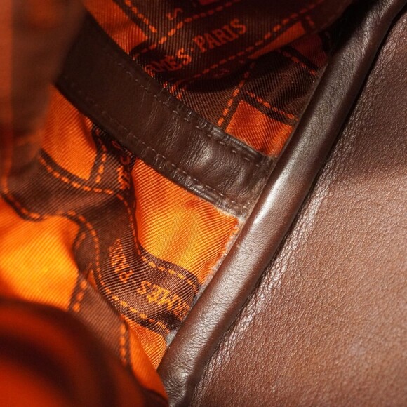 Hermes Hermès Garden Twilly Tote Bag in TPM Swift Havana, Women's, with I Stamp - Picture 10 of 11